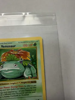 SHADOWLESS Pokemon Venusaur Base Set 15/102 Holo Rare - Image 5