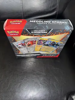 Pokemon Meddling Sparks Premium Collection - 12 Booster Packs + 4 Foil Promos - Image 3