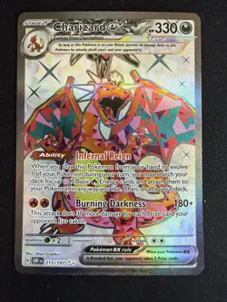 Pokemon 2023 Obsidian Flames Charizard EX SAR #215/197 - Image 1