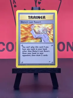 Blaine’s Last Resort 105/132 Gym Heroes WOTC Pokemon TCG Uncommon 1999 NM - Image 2