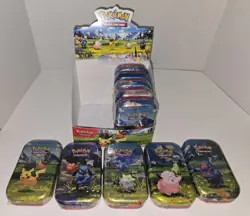Pokemon TCG Ascended Heroes MINI TIN DISPLAY BOX Factory Sealed 10x Tins - Image 4