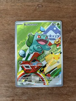 Pokemon First Partner Illustration Collection Bulbasaur 037 - Image 1