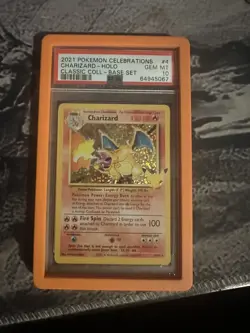 2021 Pokemon Celebrations Classic Collection Base Set #4 Charizard Holo PSA 10 - Image 1