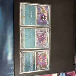 Gastly 048 Haunter 049 Gengar 050/088 Reverse Holo Pokemon TCG: Perfect Order - Image 1
