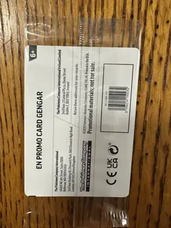 Pokemon TCG Gengar 050/088 EBGames Stamped Promo ENGLISH Sealed - Image 2