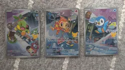 Pokemon TCG First Partner Illustration Collection Series 1 Sinnoh Starters - Image 1