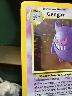 Pokemon Gengar 5/62 Fossil Holo Rare 80 HP Stage 2 English Keiji Kinebuchi - Image 5