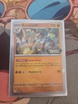 Pokemon Barbaracle Stamped Black Star Promo NM Perfect Order Free Ship/No TRACK - Image 1