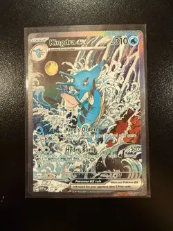 Pokemon TCG Scarlet and Violet Black Star Promo Kingdra EX 131 - Image 1