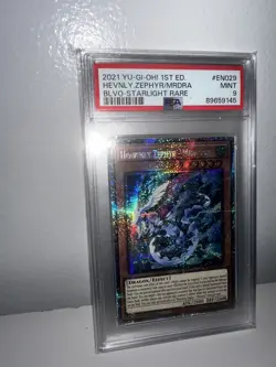 Yugioh Heavenly Zephyr - Miradora BLVO-EN029 Starlight 1st Edition PSA 9 - Image 1