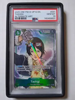 One Piece Tashigi PSA 10 OP12-031 English Legacy Of The Master Alternate Art GG - Image 1