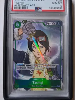 One Piece Tashigi PSA 10 OP12-031 English Legacy Of The Master Alternate Art GG - Image 2