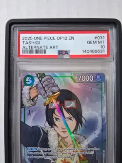 One Piece Tashigi PSA 10 OP12-031 English Legacy Of The Master Alternate Art GG - Image 3