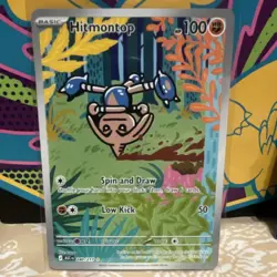 Pokemon Hitmontop ASC Basic 100 HP Fighting Card 240/217 50 Attack - Image 1