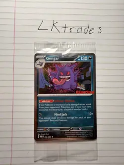 Pokemon Gengar GameStop Stamped Exclusive Promo Card 050/088 - Sealed + Mint!! - Image 1