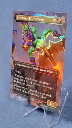 Green Goblin, Nemesis (Borderless) -Foil Near Mint MTG - Image 1