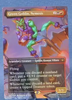 Green Goblin, Nemesis (Borderless) -Foil Near Mint MTG - Image 2