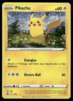 Pokemon Cards Pikachu 007/015 McDonald's Promos 2022 Holo Promo LP - Image 1