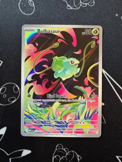 Bulbasaur 133/132 Pokemon TCG Mega Evolution Illustration Rare Card - English - Image 1