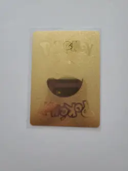 M Charizard EX Gold Metal Pokemon Card Fan Art/Collectible - Image 3