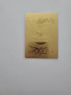 M Charizard EX Gold Metal Pokemon Card Fan Art/Collectible - Image 4