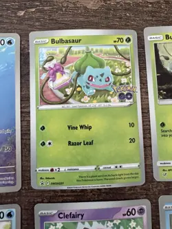 Pokemon Card Lot 9 Cards 2024 Bulbasaur Squirtle Wartortle Togepi Starter GO SV - Image 3