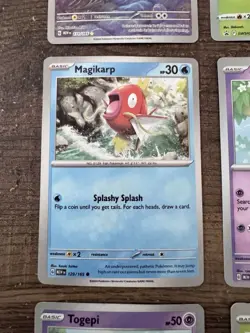 Pokemon Card Lot 9 Cards 2024 Bulbasaur Squirtle Wartortle Togepi Starter GO SV - Image 5