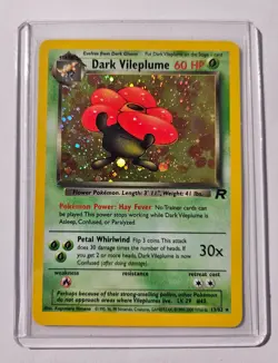 Pokemon Card - TCG Team Rocket Dark Vileplume Holo #13/82 - Image 1