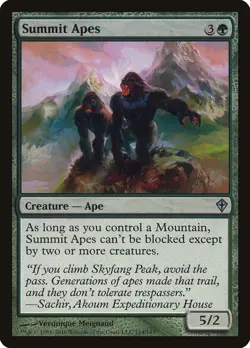 Worldwake Summit Apes MTG Magic the Gathering NM - Image 1