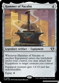 Hammer of Nazahn [CMM - 388] - NM [Normal] TCG MTG - Image 1