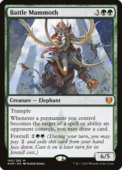 MTG Battle Mammoth ** Kaldheim ** English (NM) - Image 1