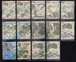 Magic The Gathering - The Lord of the Rings - Full Art Lands (Surge Foil) Mixed - Image 1