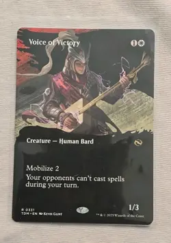 Magic: The Gathering Voice of Victory Creature White TDM 2025 English Borderless - Image 1