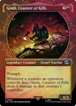 MTG - Gimli, Counter of Kills - Surge Foil - Showcase Lord of the Rings - Magic - Image 1
