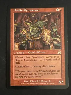 1x Goblin Pyromancer (206) Onslaught LP MTG Magic the Gathering x1 MKE - Image 1