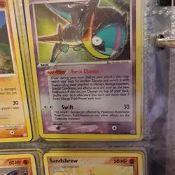 Pokemon TCG EX Delta Species Lot of 9, Hitmonchan, Deoxys, Skorupi, Sandshrew - Image 2