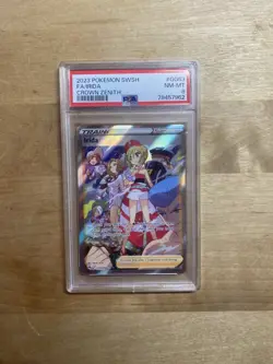2023 Pokemon Sword & Shield Crown Zenith #GG63 Full Art Irida PSA 8 - Image 1