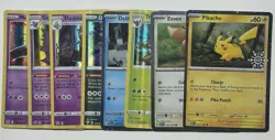 Pokemon TCG Holiday Stamp 10 Card Lot - Image 1
