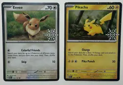 Pokemon TCG Holiday Stamp 10 Card Lot - Image 2