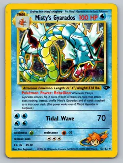 Gym Challenge Pokemon TCG Misty's Gyarados Holo13/132 - Image 1