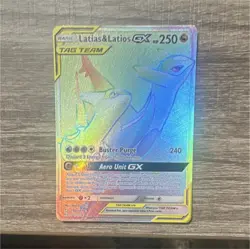 Pokemon Latias & Latios GX TAG TEAM Full Art Secret Rare Holo 190/181 Team Up - Image 1