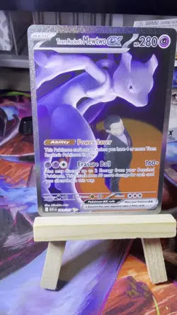Pokemon TCG Team Rocket's Mewtwo EX SIR 281/217 NM Ascended Heroes - Image 2