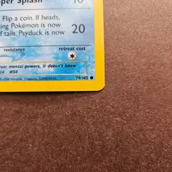 Psyduck 79/105 Pokemon Neo Destiny Card - LP - Image 5