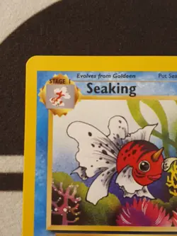 Pokemon Karte Golking 46/64 Dschungel Set 1999 Jungle Pokemon TCG Seaking - Image 3