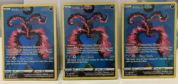 Pokemon TCG 3 x Galarian Moltres SWSH284 Near Mint Crown Zenith Promo - Image 1