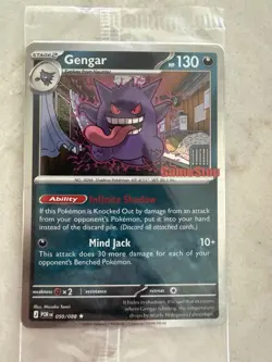 Pokemon GameStop Stamped Exclusive Gengar Promo Sealed 050/088 - Image 1