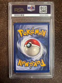 Pokemon TCG Zapdos Fossil 1st Edition Holo Error 15/62 English PSA 9 - Image 2