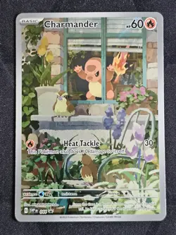 Pokemon Scarlet & Violet Obsidian Flames ETB Charmander 044 Black Star Promo - Image 1