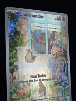 Pokemon Scarlet & Violet Obsidian Flames ETB Charmander 044 Black Star Promo - Image 2
