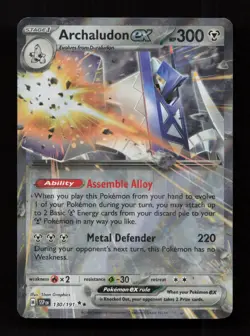 Archaludon ex 130/191 Double Rare Surging Sparks Pokemon Near Mint - Image 1